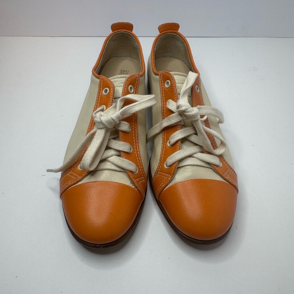 Gravati Orange and Cream Women's Shoes Size 6M